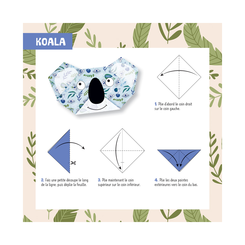 88 Origami Animaux sauvages Spécial enfants Livre Jeunesse