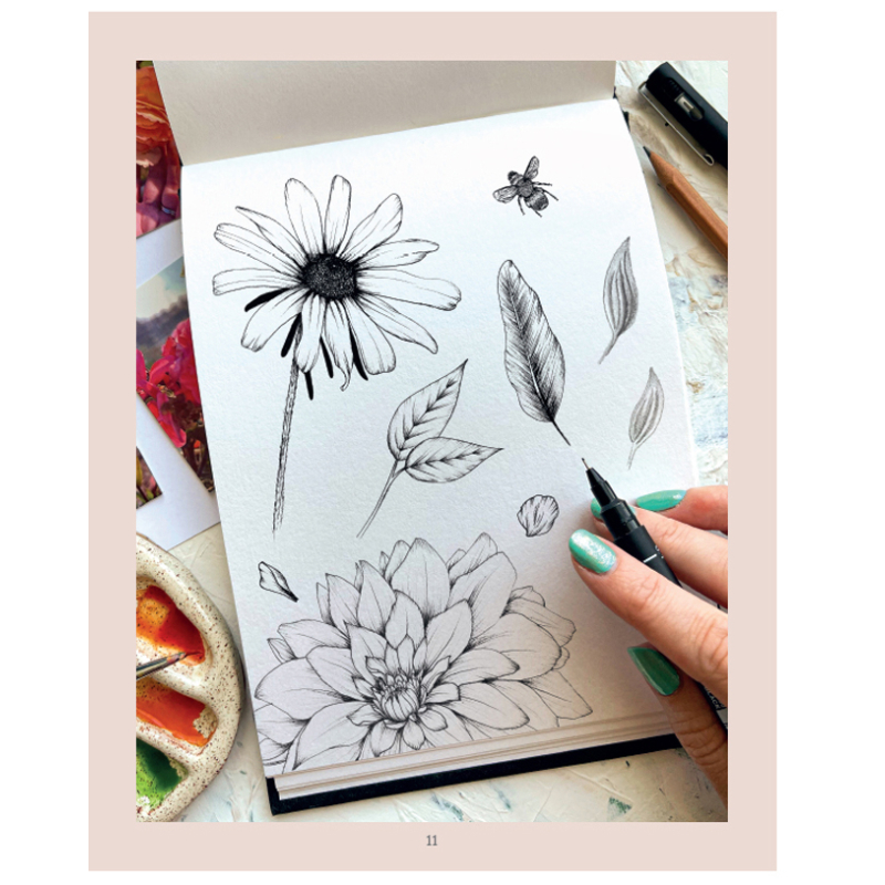 Dessiner la flore et la faune Livre Beaux-arts