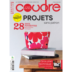 Coudre c'est facile n°96 : Sacs & accessoires sans patron Magazine Couture