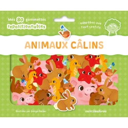 Animaux câlins - Ma pochette de gommettes repositionnables Livre Jeunesse