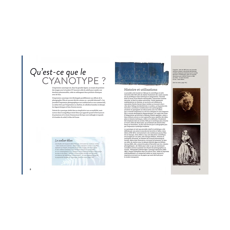Cyanotype - Techniques et créations simples et poétiques Livre DIY