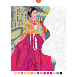 Pays d'Asie - 45 coloriages mystères Livre Beaux-arts