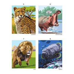 Coloriages mystères - Animaux sauvages Livre Beaux-arts