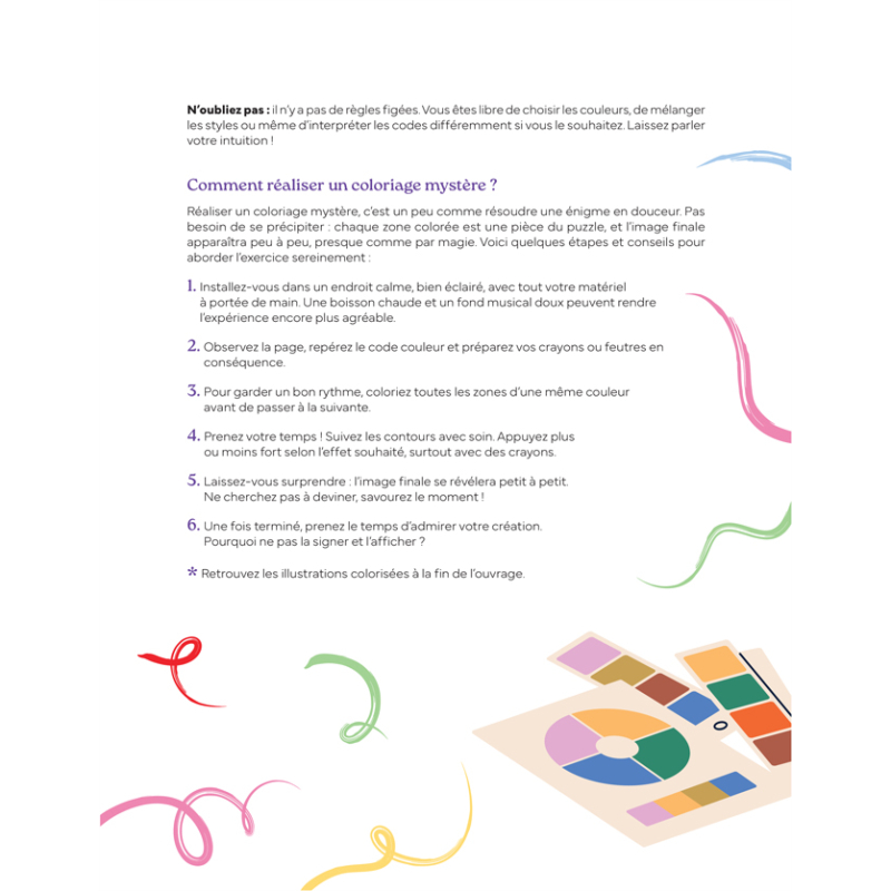 Paysages enchantés - 45 coloriages mystères Livre Beaux-arts