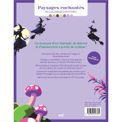 Paysages enchantés - 45 coloriages mystères Livre Beaux-arts