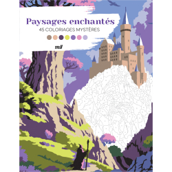 Paysages enchantés - 45 coloriages mystères Livre Beaux-arts