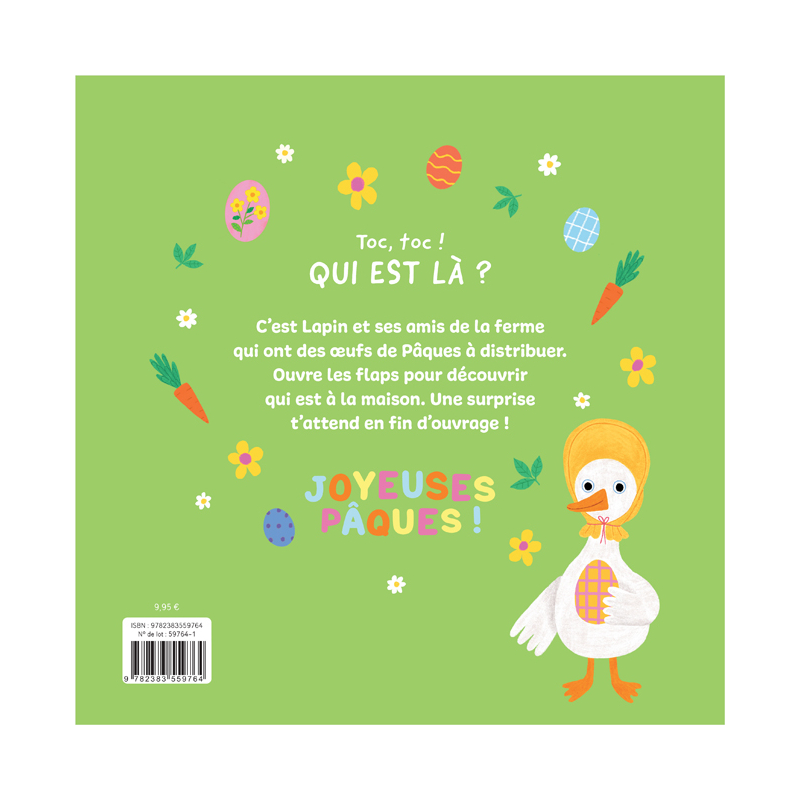 Toc, toc ! Qui est là ? - Joyeuses Pâques ! Livre Jeunesse