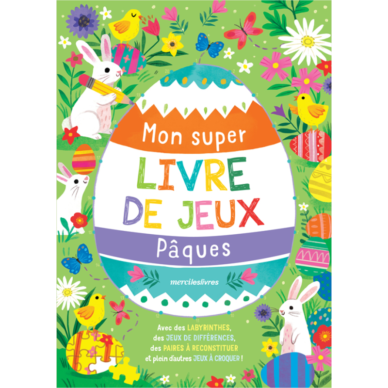 Mon super livre de jeux - Pâques Livre Jeunesse
