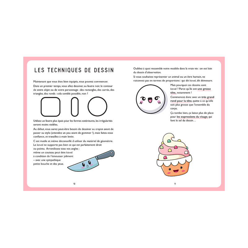 Dessiner Kawaï - Gourmandises à croquer Livre Beaux-arts