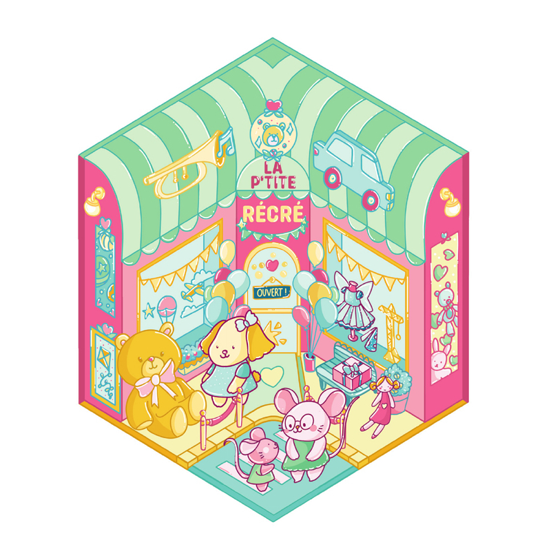 Stickers story - Kawaï Bazar Livre DIY