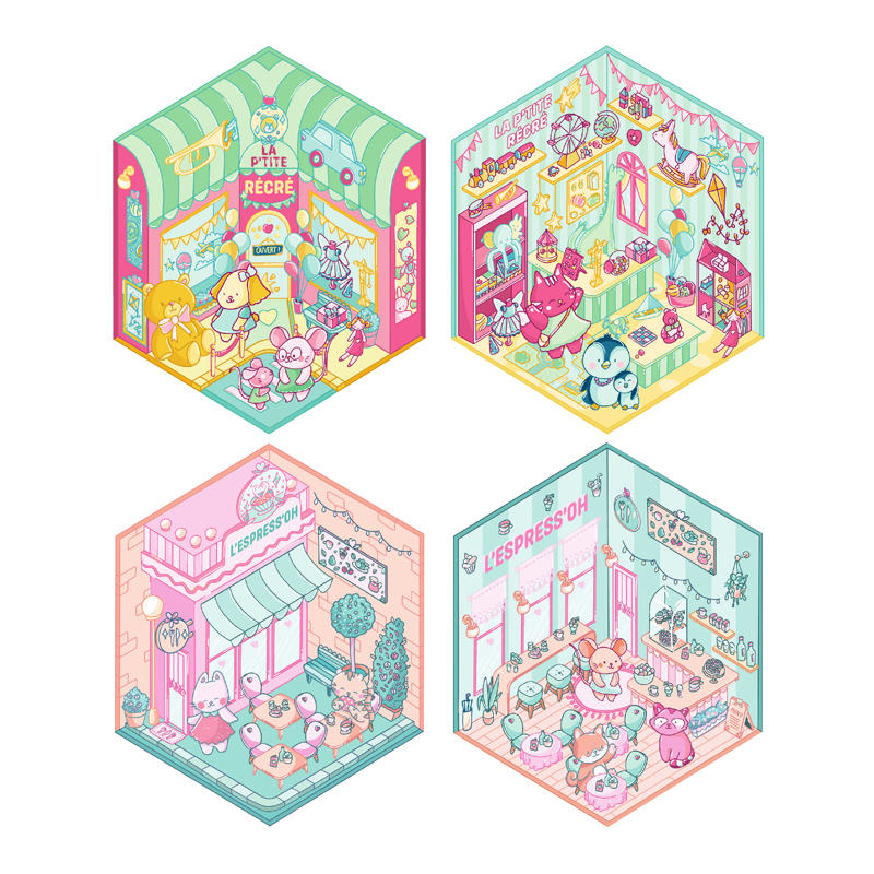 Stickers story - Kawaï Bazar Livre DIY