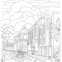 Villes en couleurs - Coloriages pour me détendre Livre Beaux-arts