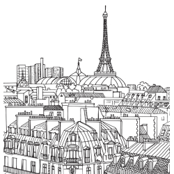 Villes en couleurs - Coloriages pour me détendre Livre Beaux-arts