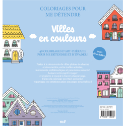 Villes en couleurs - Coloriages pour me détendre Livre Beaux-arts