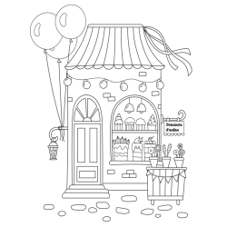 Charmantes échoppes - Coloriages pour me détendre Livre Beaux-arts