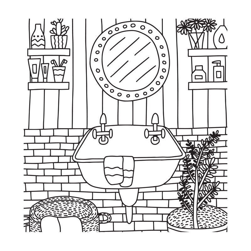 Cosy chez soi - Coloriages pour me détendre Livre Beaux-arts