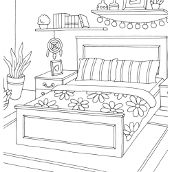 Cosy chez soi - Coloriages pour me détendre Livre Beaux-arts