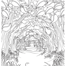 Promenade en forêt - Coloriages pour me détendre Livre Beaux-arts