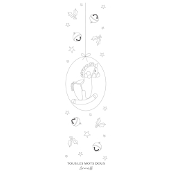 Marque-pages : Tous les mots doux x Annab Marque-pages Beaux-arts