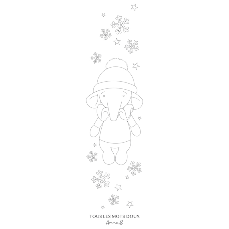 Marque-pages : Tous les mots doux x Annab Marque-pages Beaux-arts