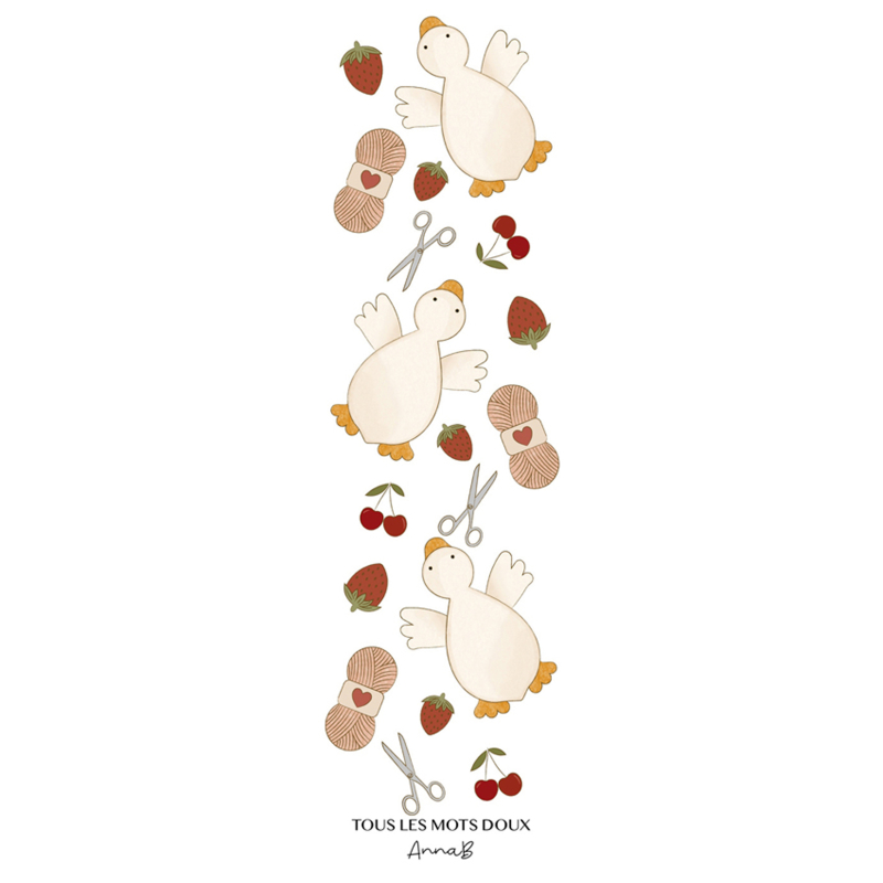 Marque-pages : Tous les mots doux x Annab Marque-pages Beaux-arts