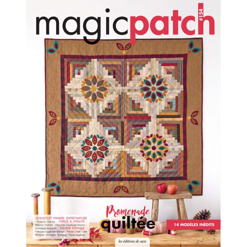 Magic patch n°154 : Promenade quiltée Livre Patchwork