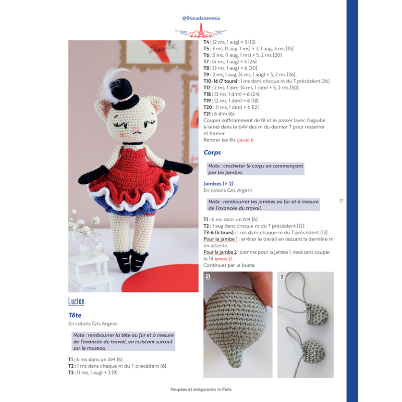 Poupées et amigurumis au crochet in Paris Livre Crochet