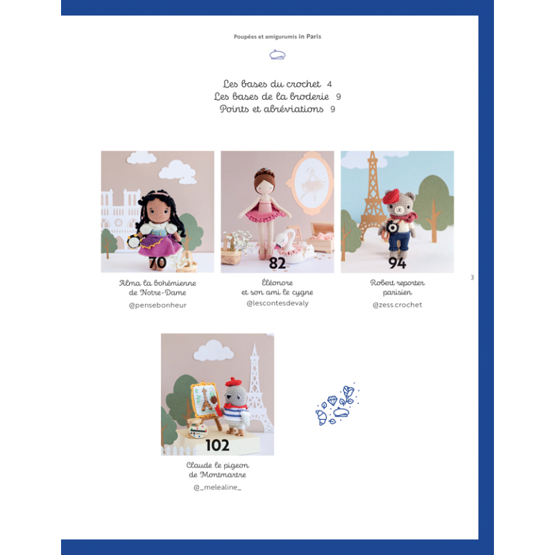 Poupées et amigurumis au crochet in Paris Livre Crochet