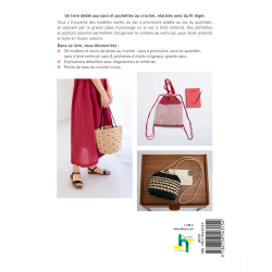 20 sacs et pochettes au crochet Livre Crochet