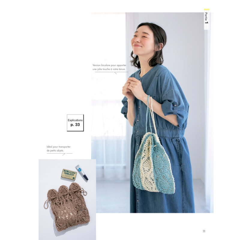 20 sacs et pochettes au crochet Livre Crochet