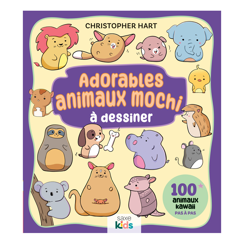 Adorables animaux mochi à dessiner Livre Jeunesse