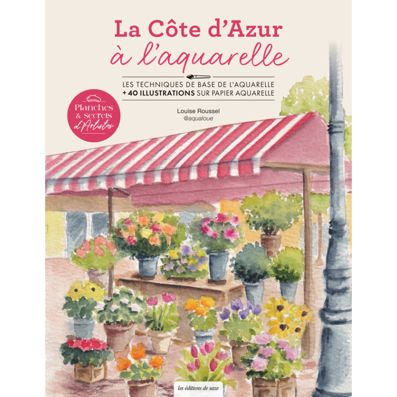 La côte d'azur à l’aquarelle Livre Beaux-arts