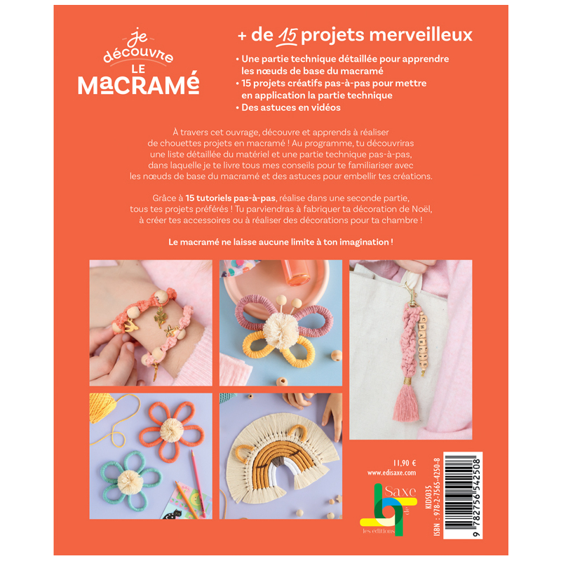 Je découvre le macramé Livre Collection JE DÉCOUVRE