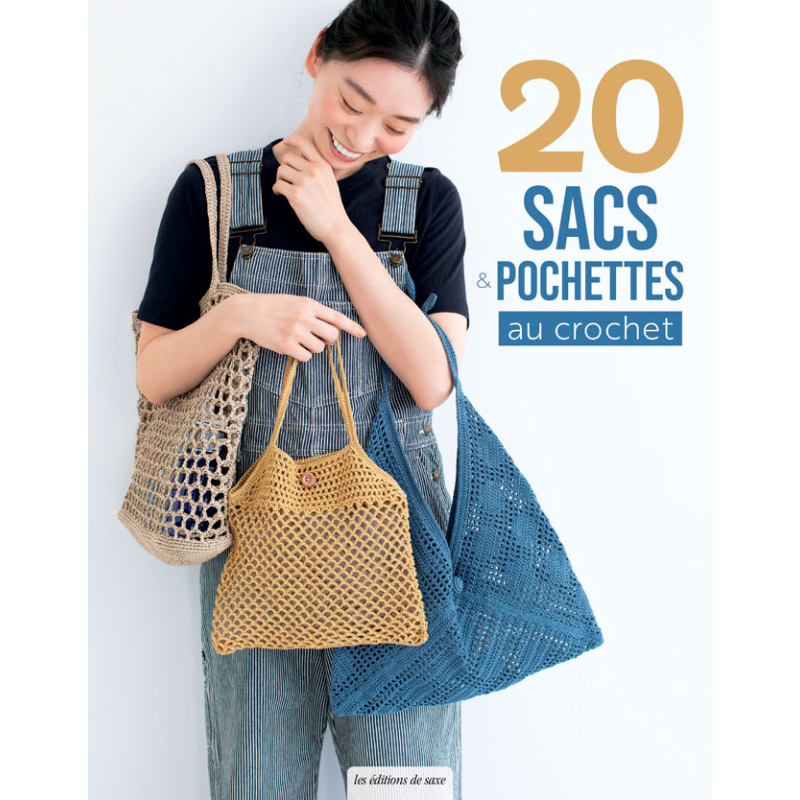 20 sacs et pochettes au crochet Livre Crochet