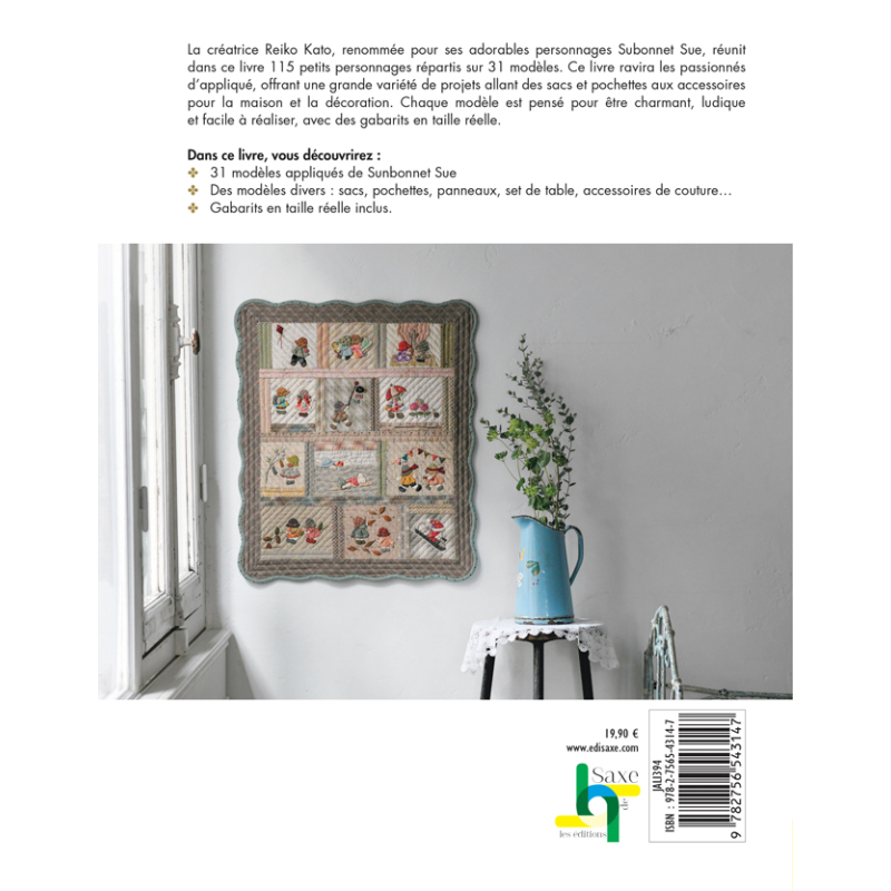 Joyeux patchwork Sunbonnet Sue - 31 projets Livre Patchwork