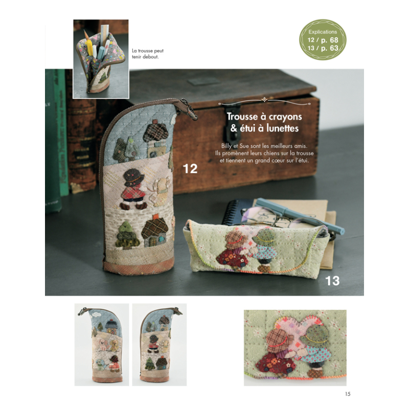 Joyeux patchwork Sunbonnet Sue - 31 projets Livre Patchwork