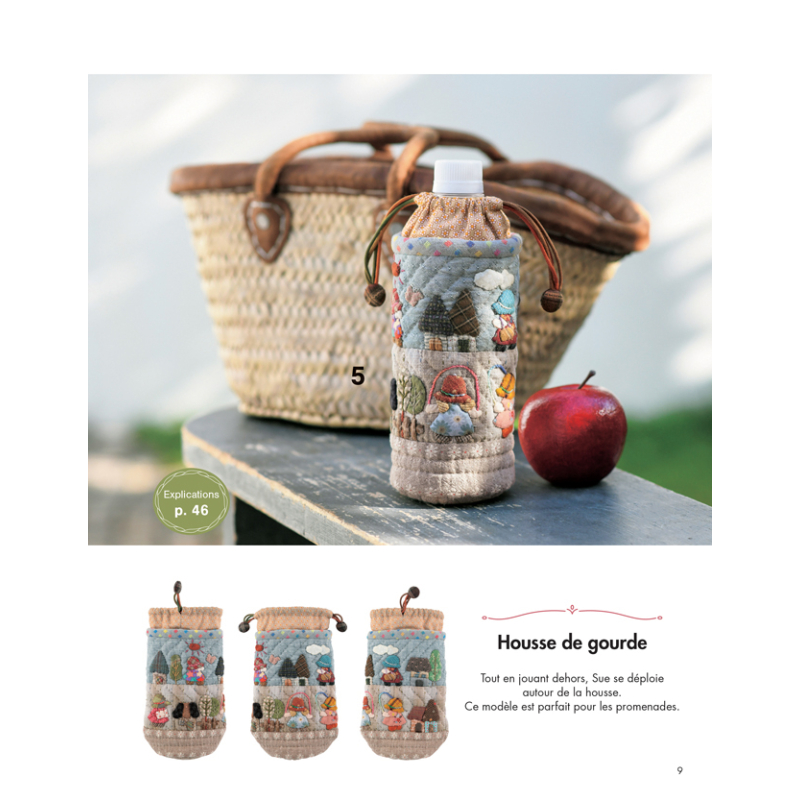 Joyeux patchwork Sunbonnet Sue - 31 projets Livre Patchwork