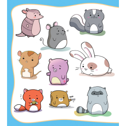 Adorables animaux mochi à dessiner Livre Jeunesse