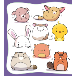 Adorables animaux mochi à dessiner Livre Jeunesse