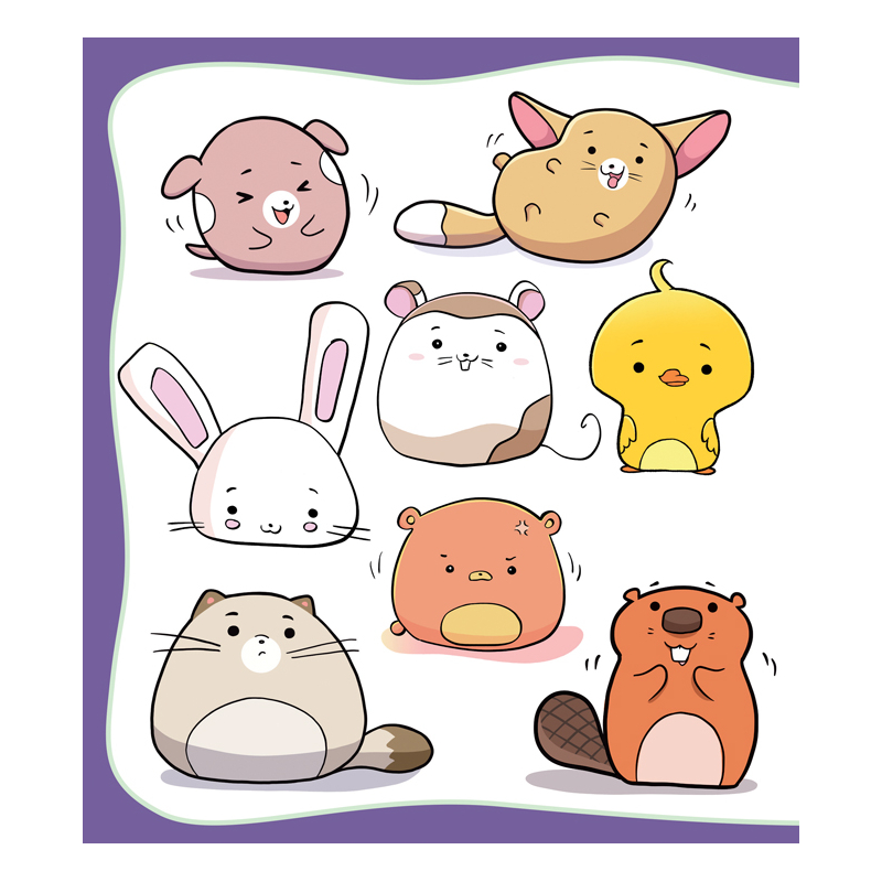 Adorables animaux mochi à dessiner Livre Jeunesse