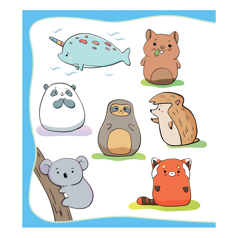 Adorables animaux mochi à dessiner Livre Jeunesse