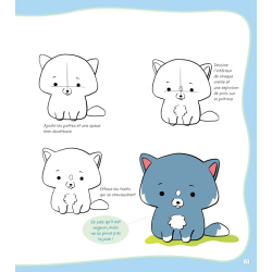 Adorables animaux mochi à dessiner Livre Jeunesse