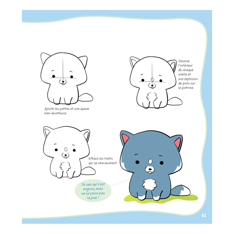 Adorables animaux mochi à dessiner Livre Jeunesse