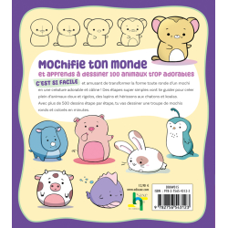 Adorables animaux mochi à dessiner Livre Jeunesse