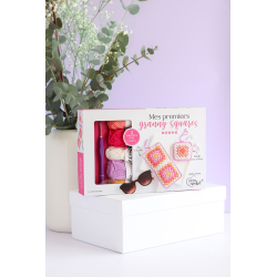 Coffret Mes premiers granny square au crochet Kit Crochet