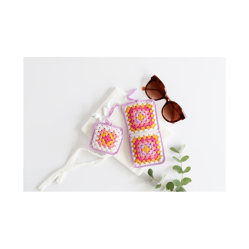 Coffret Mes premiers granny square au crochet Kit Crochet