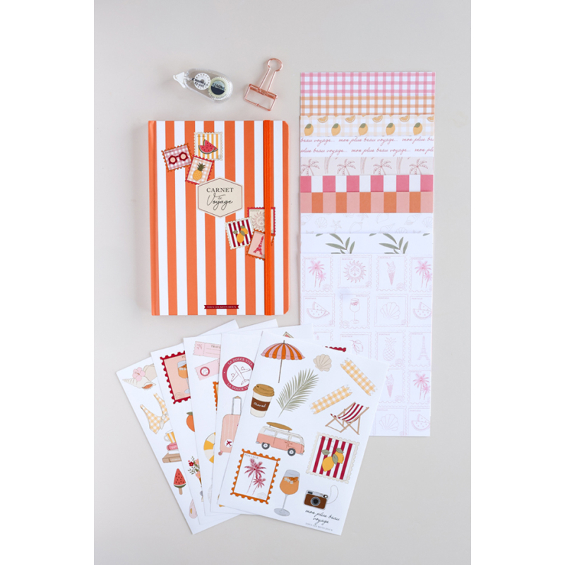 Coffret journaling : Mon plus beau voyage Kit DIY