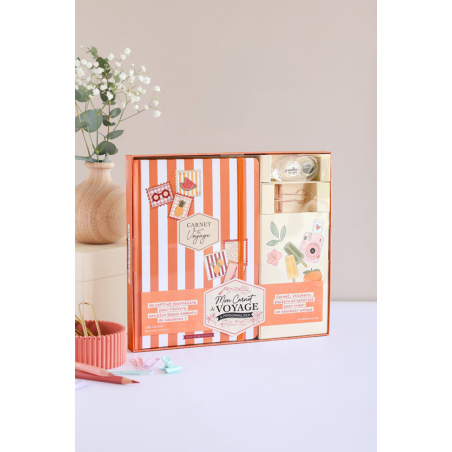 Coffret journaling : Mon plus beau voyage