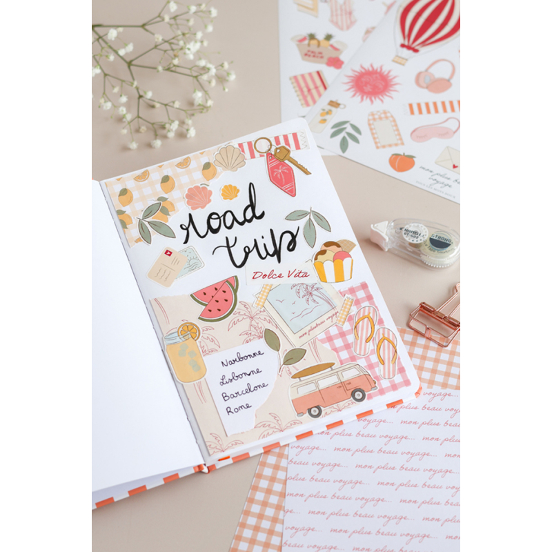 Coffret journaling : Mon plus beau voyage Kit DIY