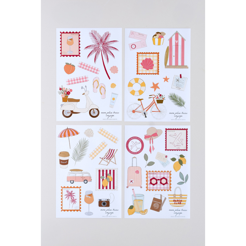 Coffret journaling : Mon plus beau voyage Kit DIY